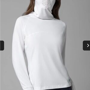 Women's White Long Sleeve Top UPF50+